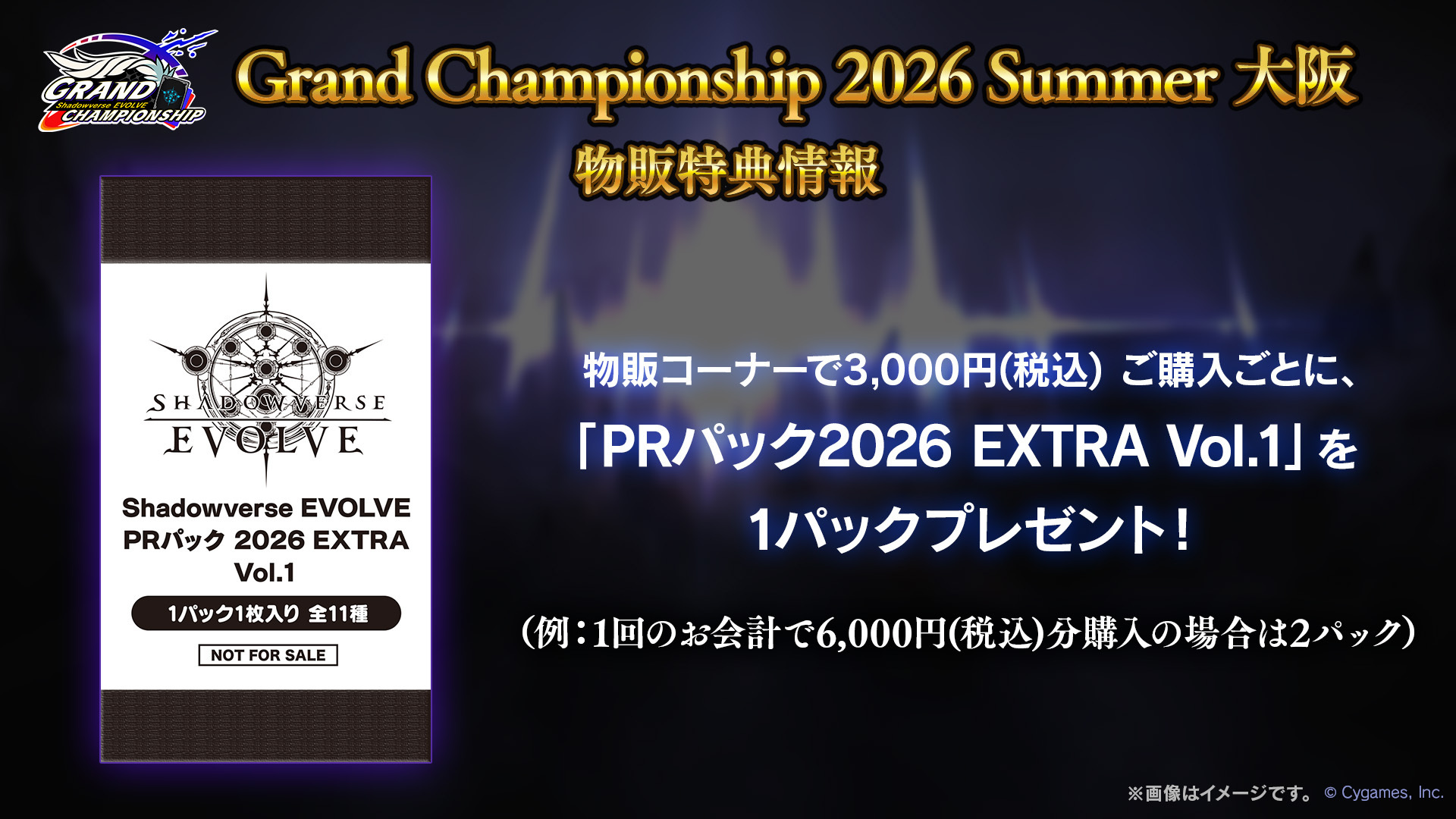Shadowverse EVOLVE Grand Championship 2026 Summer 大阪 即日発送韋駄天evolution夏の先行サマーSALE 力EVOネオチャンプ６本
